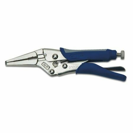 WILLIAMS Locking Plier, 6 Inch OAL, Long Nose with Cutter JHW23220